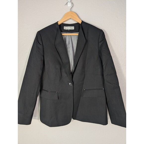 Tahari Jackets & Blazers - Tahari Arthur S. Levine Women's Size 12‎ Black Lined Dress Blazer Jacket N92